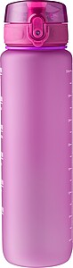 RPET drinking bottle (1000 ml) Brinley, fuchsia