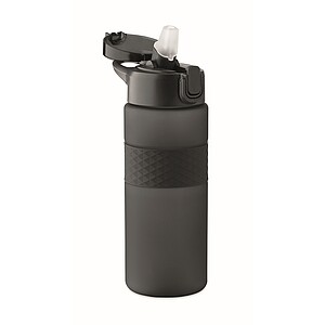 RPET drinking bottle 700ml, black