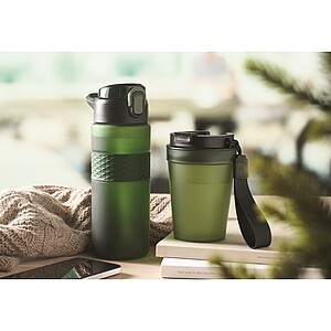 RPET drinking bottle 700ml, dark green