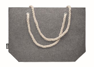 RPET felt beach bag, grey