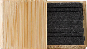 RPET felt coaster set Lawrence