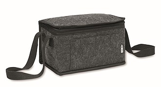 RPET felt cooler bag, stone grey