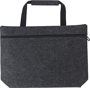 RPET felt document bag Scarlett