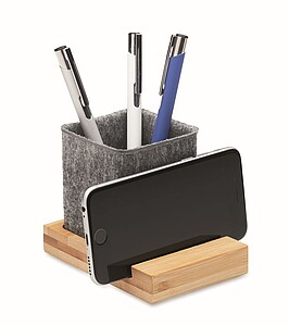 RPET felt pen pot phone stand