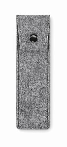 RPET felt pencil case, grey