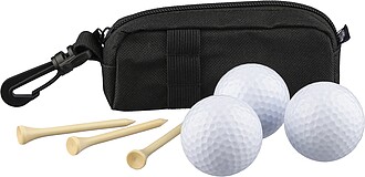 rPET golf set Aruna, black