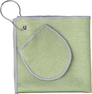 rPET golf towel, light green