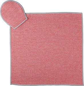 rPET golf towel, red