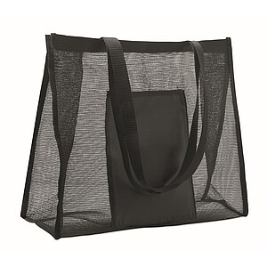 RPET mesh shopping bag, black