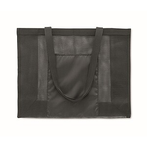 RPET mesh shopping bag, black