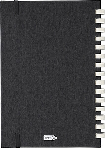 rPET notebook (A5) Ilias, black