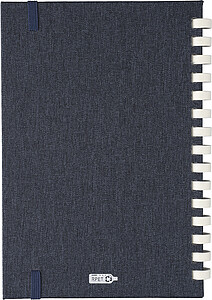 rPET notebook (A5) Ilias, blue