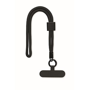 RPET phone wrist cord, black