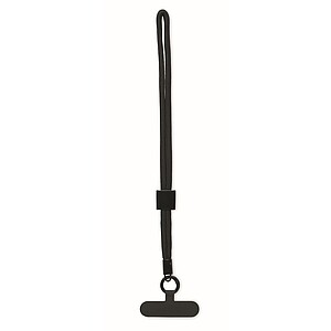 RPET phone wrist cord, black
