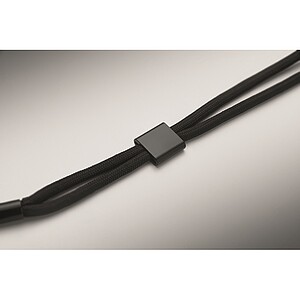 RPET phone wrist cord, black