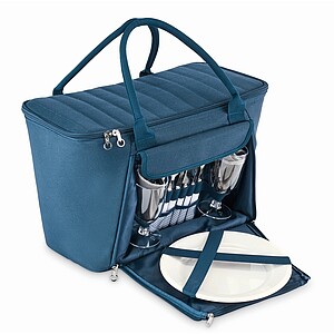 RPET picnic cooler bag, blue