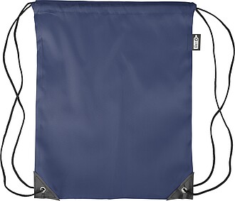 rPET polyester (210D) drawstring backpack, blue
