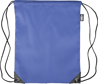 rPET polyester (210D) drawstring backpack, cobalt blue