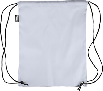 rPET polyester (210D) drawstring backpack, grey