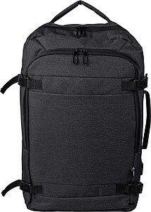 rPET polyester (300D) backpack Malcolm, black