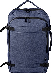 rPET polyester (300D) backpack Malcolm, blue