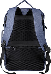 rPET polyester (300D) backpack Malcolm, blue