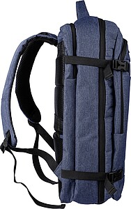 rPET polyester (300D) backpack Malcolm, blue