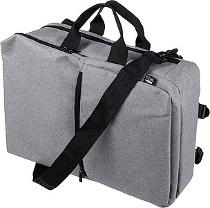 rPET polyester (300D) backpack Malcolm, light grey