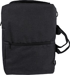 rPET polyester (300D) backpack Mallory, black