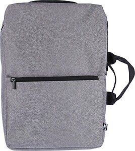 rPET polyester (300D) backpack Mallory, light grey