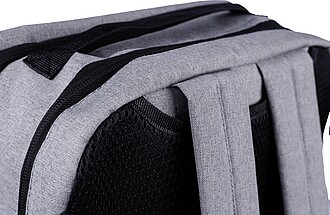 rPET polyester (300D) backpack Mallory, light grey