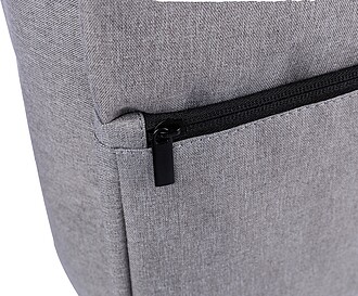 rPET polyester (300D) backpack Mallory, light grey