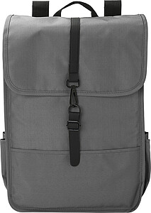 RPET Polyester (300D) flap backpack Lyric