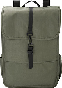 RPET Polyester (300D) flap backpack Lyric