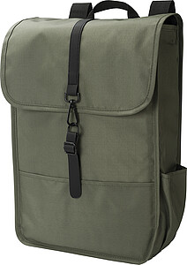 RPET Polyester (300D) flap backpack Lyric
