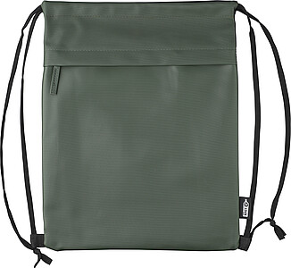 rPET polyester (600D) drawstring backpack Auri, green