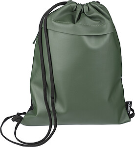 rPET polyester (600D) drawstring backpack Auri, green