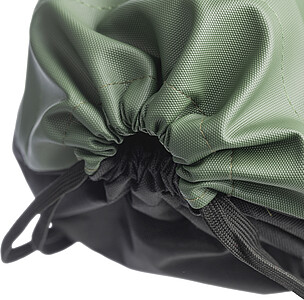 rPET polyester (600D) drawstring backpack Auri, green