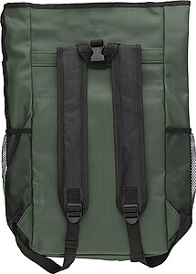 rPET polyester (600D) roll-top backpack Yani, green