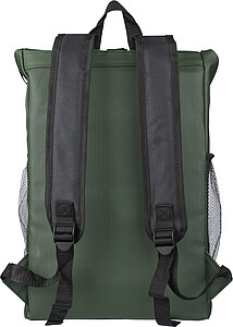 rPET polyester (600D) roll-top backpack Yani, green