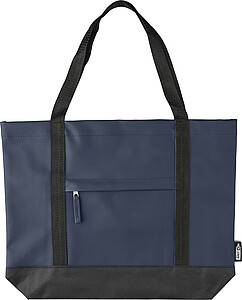 rPET polyester (600D) tote bag Lumi, blue