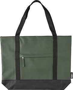 rPET polyester (600D) tote bag Lumi, green