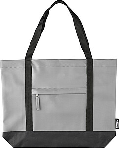rPET polyester (600D) tote bag Lumi, grey