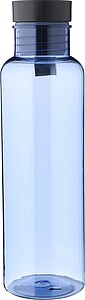 rPET single-walled drinking bottle (750 ml), cobalt blue