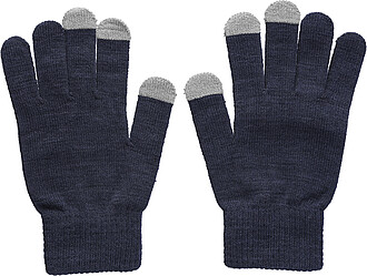 rPET touchscreen gloves Nira, blue