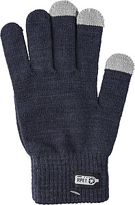 rPET touchscreen gloves Nira, blue