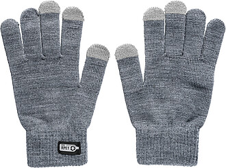 rPET touchscreen gloves Nira, grey