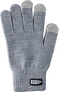 rPET touchscreen gloves Nira, grey