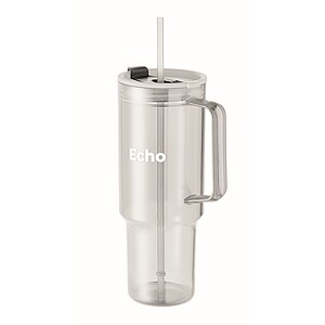 RPET tumbler 1200ml, transparent