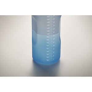 RPET water bottle 2000ml, royal blue